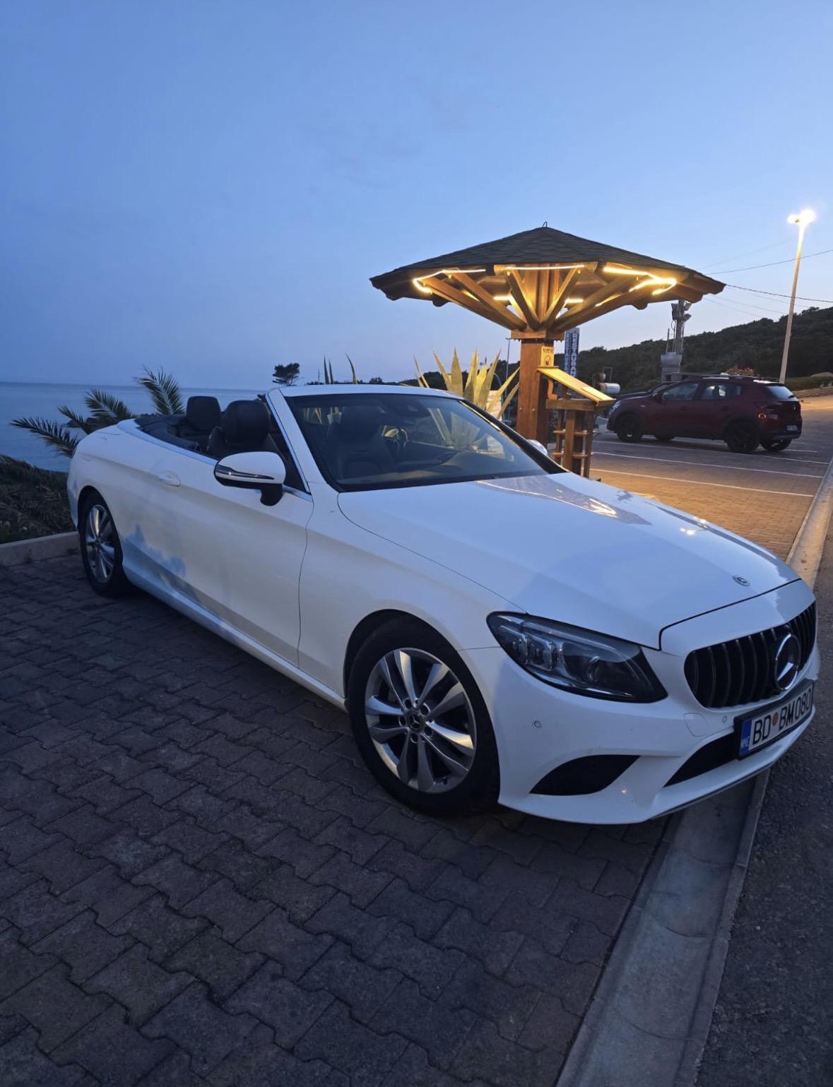 Mercedes Benz C Class Cabriolet White