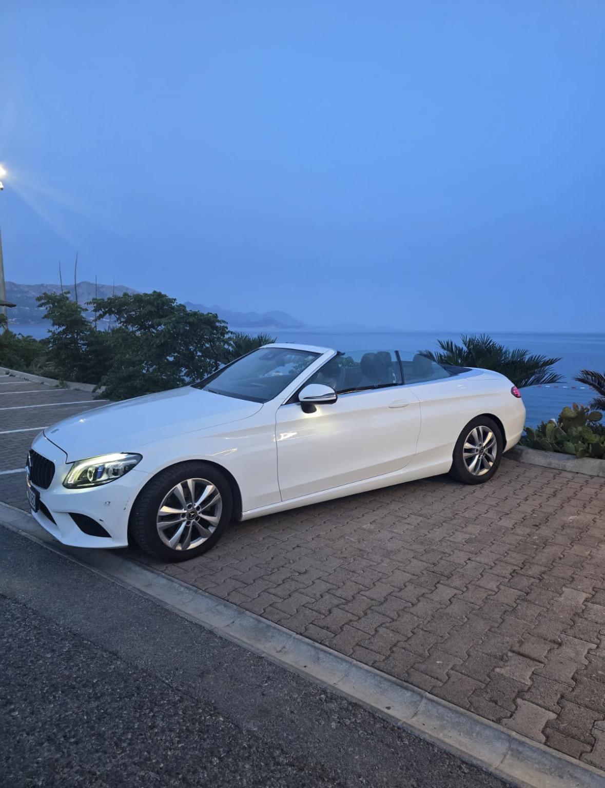 Mercedes Benz C Class Cabriolet White